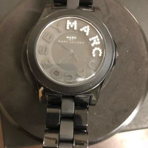 Marc Jacobs black ceramic watch